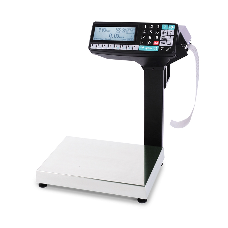 Весы-регистратор с печатью этикетки МАССА МК-15.2-RP10