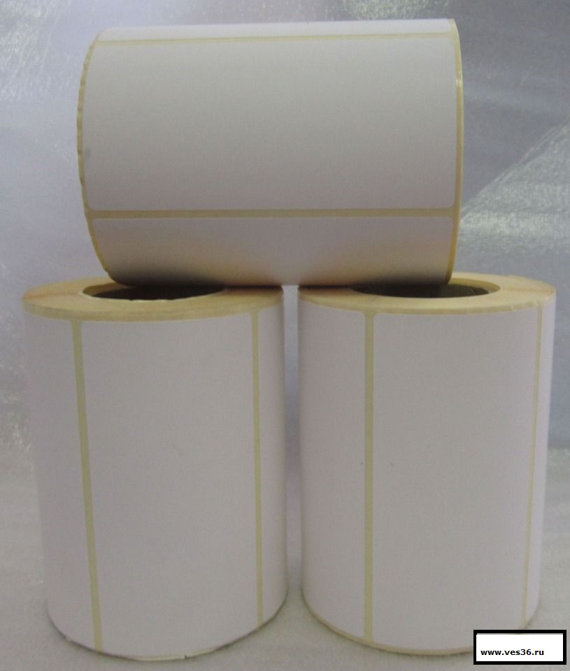 Термоэтикетки ЭКО, размер 100х50 мм, количество в рулоне 500 шт, диаметр втулки - 40 мм